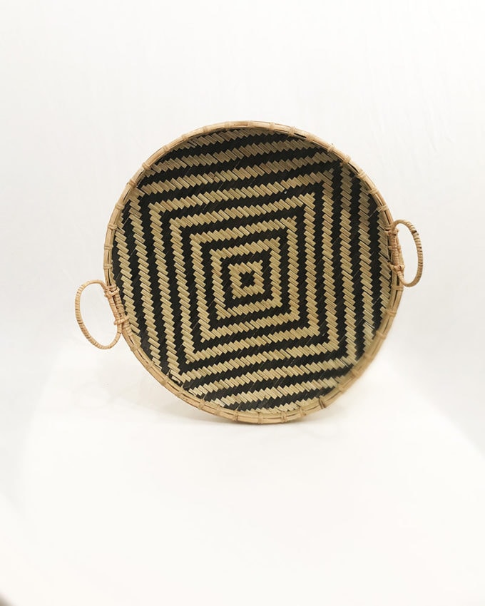Lahu Bamboo Tray with handle