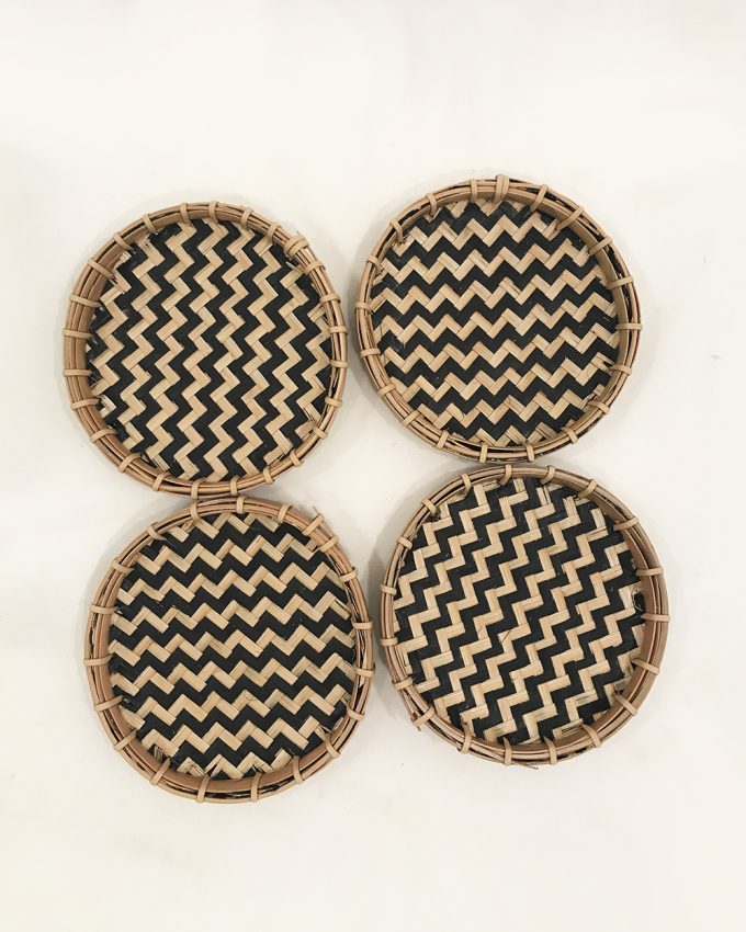 Bamboo Glass Coasters