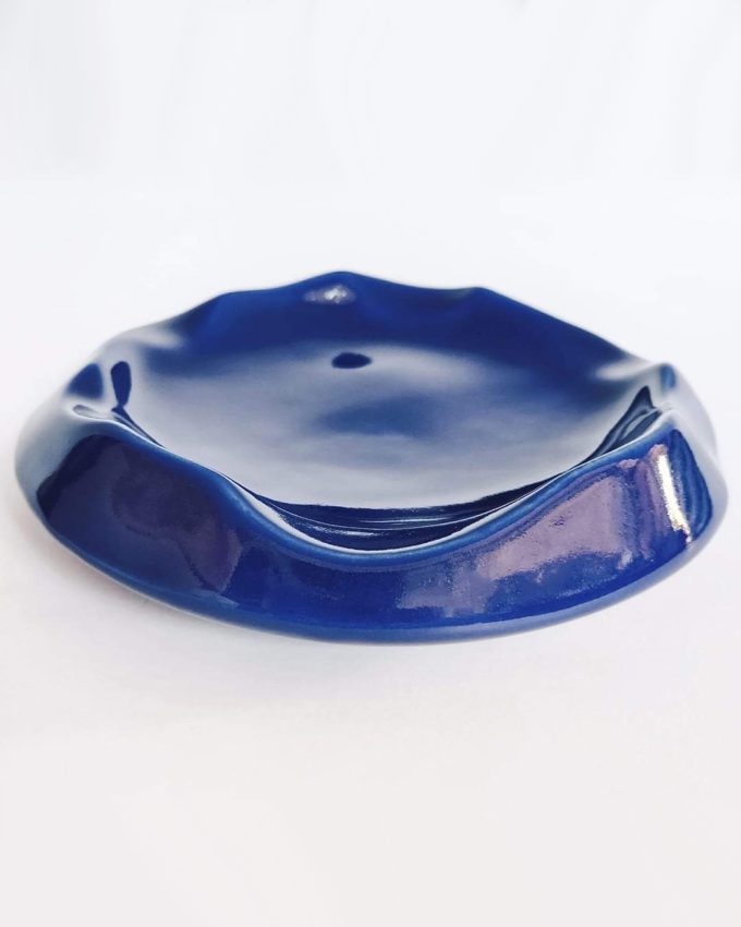 Blue Ceramic Plate