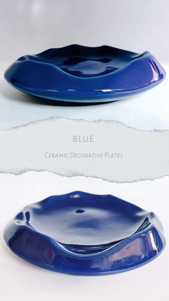 Blue Ceramic Plate