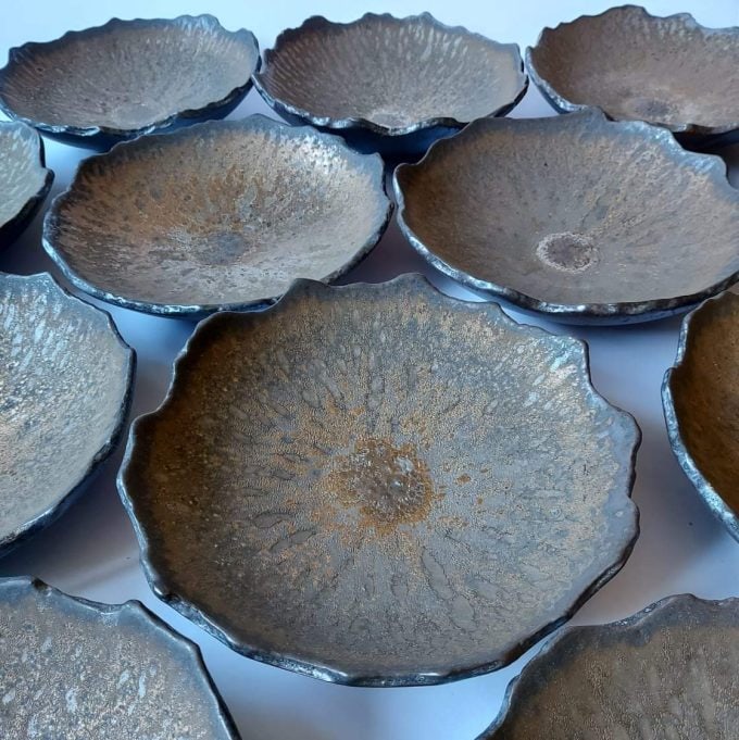 Ceramic Bowl : Gold