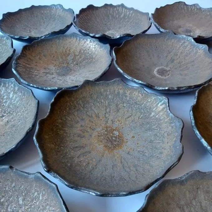 Ceramic Bowl : Gold - Image 4