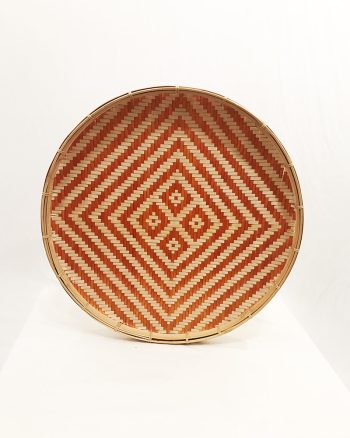 Orange Diamond Wall Basket